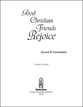 Good Christian Friend,s Rejoice Unison choral sheet music cover